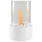 Northlight Bio Ethanol Round Portable Fireplace with Base - 10.5" - White